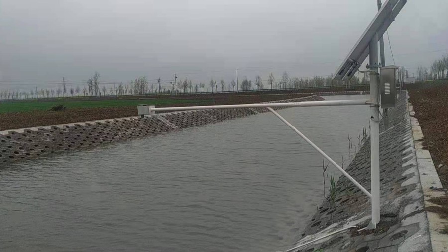 太阳能供电全渠宽电磁明渠星空(中国)案例